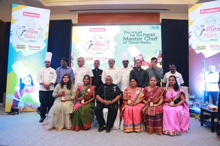 Chefs and finalists of the cooking contest, Premier cooking contest, 2023, organised by OM Events