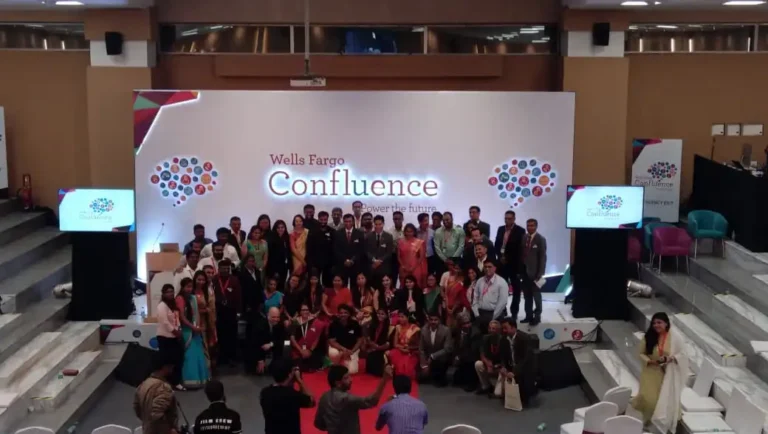 Delegates group photo at Confluence, Confluence, 2019, organised by OM Events