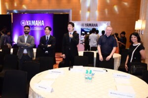 Guests at the product display, Yamaha keyboard launch, 2026, organised by OM Events