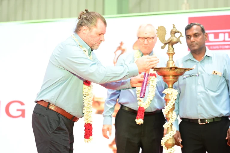 Kuthuvilakku lighting to open the plant, Stulz Chennai factory inauguration, 2026, organised by OM Events