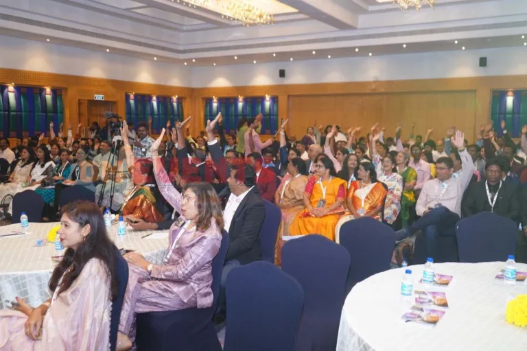 Guests cheering at their tables, Corporate celebrations, 2026, organised by OM Events