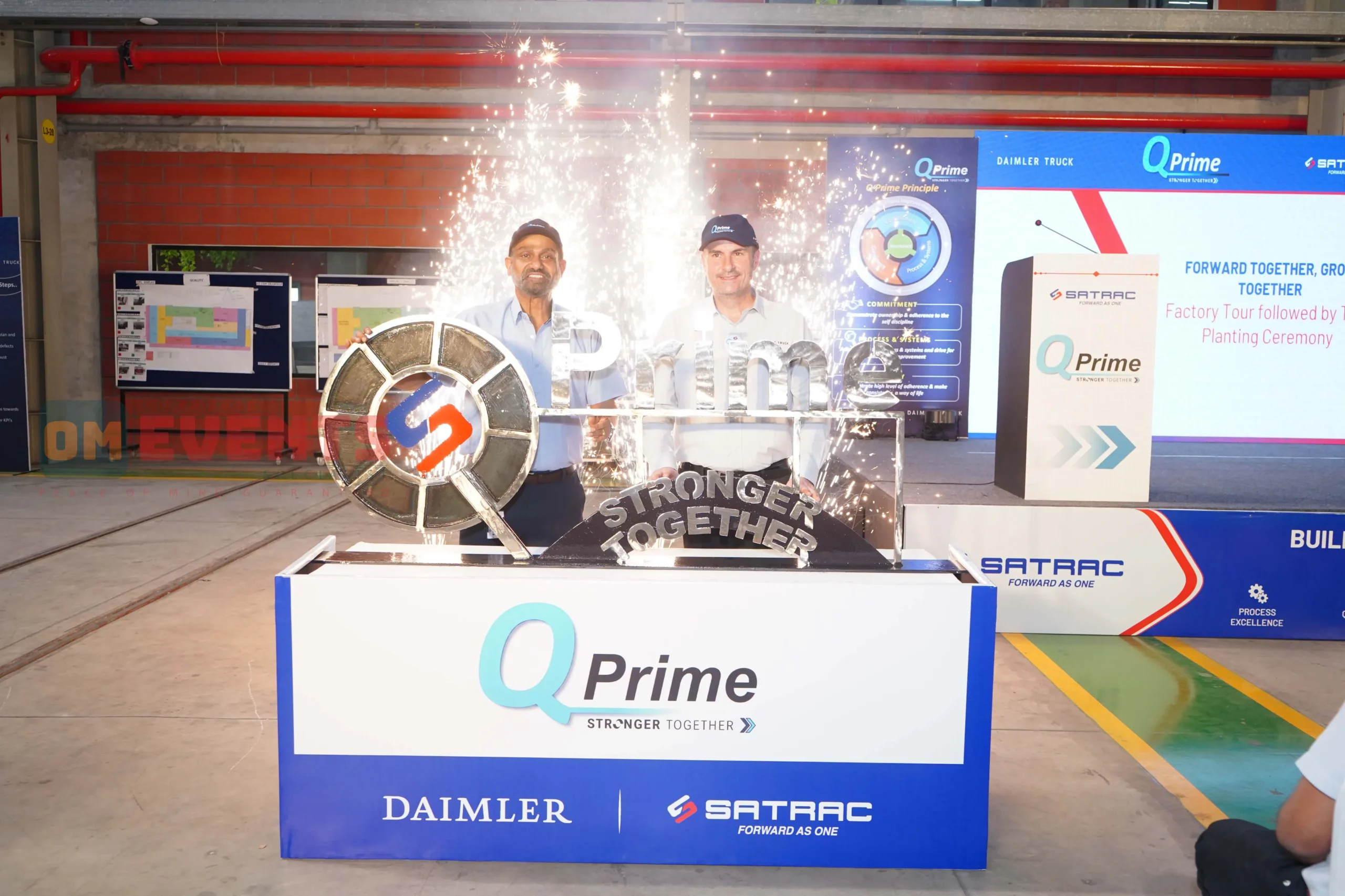 Product launch with fire blast effect organised by OM Events Chennai