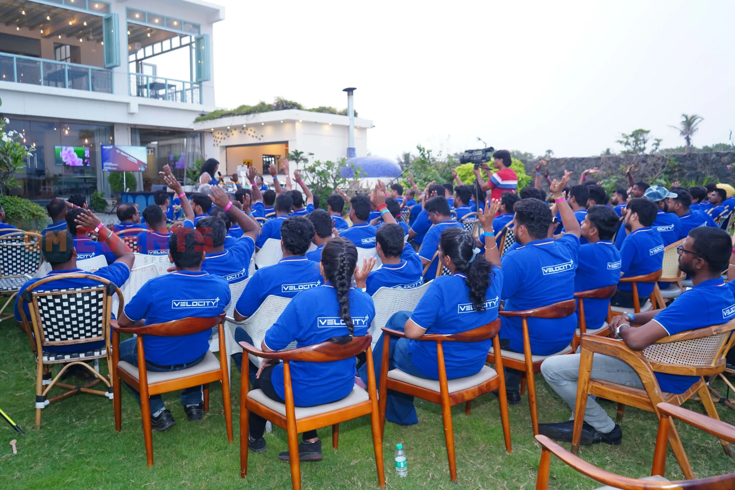 Team building activities at beach resort organised by OM Events Chennai